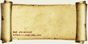 Hana Simijonović vizit kartica